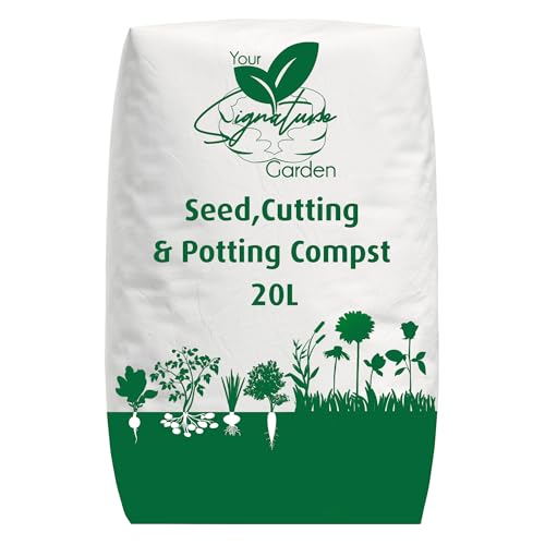 Laeto Your Signature Garden Seed and Potting Compost | For Outdoor Plants Specially Formulated For Seed Germination And Potting - Added Nutrients To Maximise Growth - 20 Litre Bag