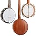 Jameson Guitars 6-String Banjo Guitar with Closed Back Resonator and 24 Brackets