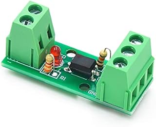 Optical Isolator Module, 24V Voltage Level Current Converter Module 80KHz 1-Channel Optocoupler Photoelectric Optoisolator 12V PNP NPN Signal Converter PC817 Optocoupler Optoisolator
