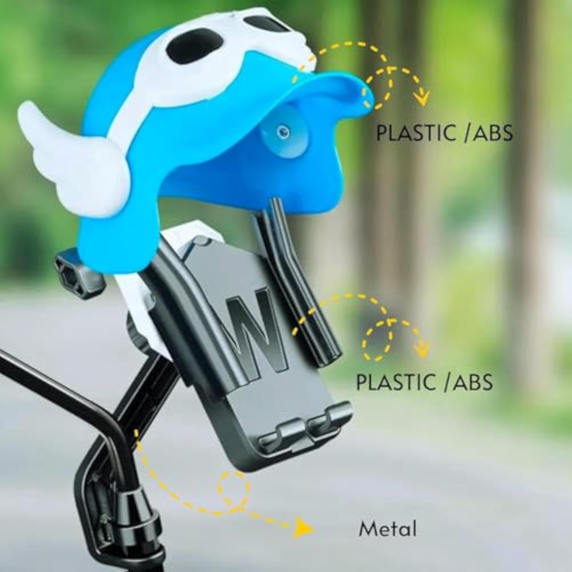 Motorbike Phone Holder Helmet Design