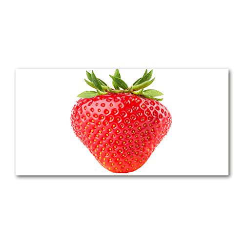 Fond de hotte verre de sécurité trempé Tulup 100x50 anti-éclaboussures rouge