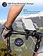 Grefay Fahrrad Handyhalterung【1S Schnelle Demontage】 Motorrad Handyhalter Mit 2 Anschlüssen Mit 360 Drehung Outdoor Lenker Handyhalter für Rennrad MTB Scooter für 4,5-7,0 Smartphone (Purple)