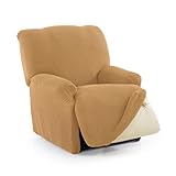 🔝 MÁXIMA CALIDAD - Cómodo, práctico y resistente, este cubre sillón relax universal es antiácaros e hipoalergénico. Además es antipeeling. Fácil de poner y quitar. Se puede limpiar en lavadora a 30º. Su composición es 60% Algodón Reciclado, 32% Poliéster Reciclado y 8% Elastano. El tejido es jacquard tacto algodón, hecho con hilo tintado, dando la MÁXIMA SOLIDEZ AL COLOR
