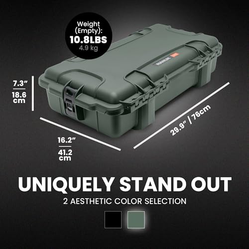 Image of NANUK Hard Case with Foam & Wheels - 30 inch to 55 inch Long, Customizable Foam Insert, IP67 Waterproof & Crushproof, Rugged Construction for Ultimate Protection, Made in Canada