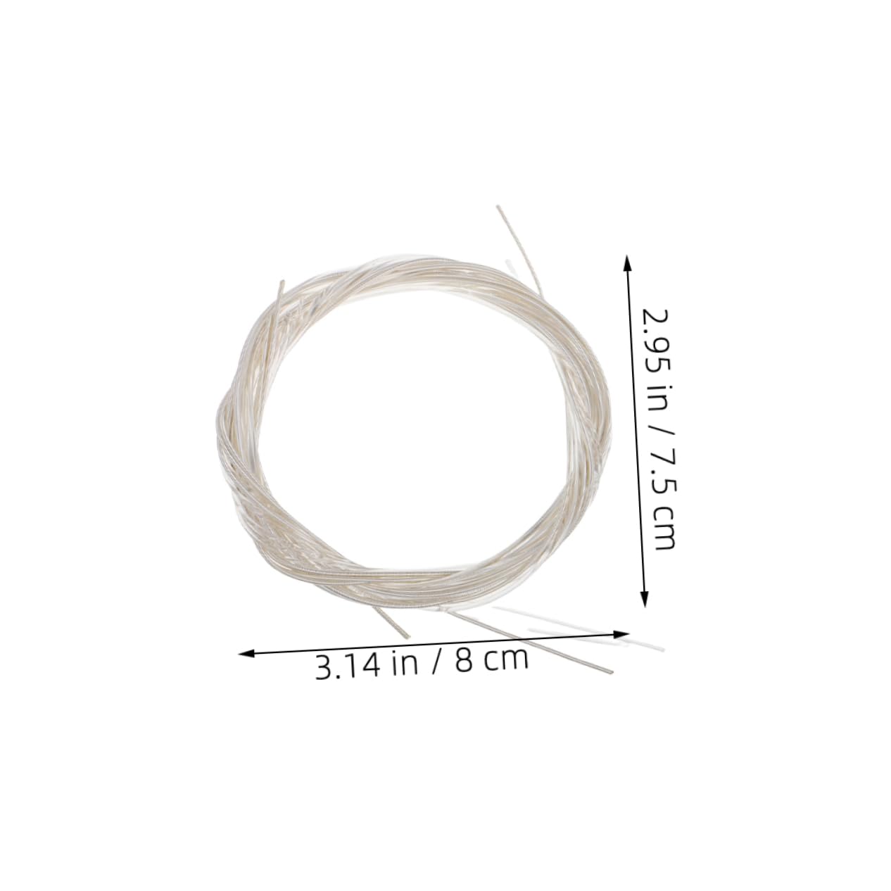 HEMOTON Enhanced Sound Classical Guitar Strings Silverplated Nylon Strings for Acoustic Guitar