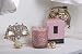 Driada -VIDRO Lounge Rosa con acrilico Paris,Vela Perfumada/Aromática, Vaso de Vidrio, para...