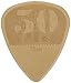 Dunlop 442P.73 50th Anniversary Nylon Pick, Gold, .73mm, 12/Player's Pack