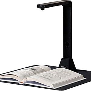 iOCHOW S5 Document Camera & Book Scanner : 22MP High Definition USB Portable Auto-Flatten & Deskew Tech Capture Size A3…