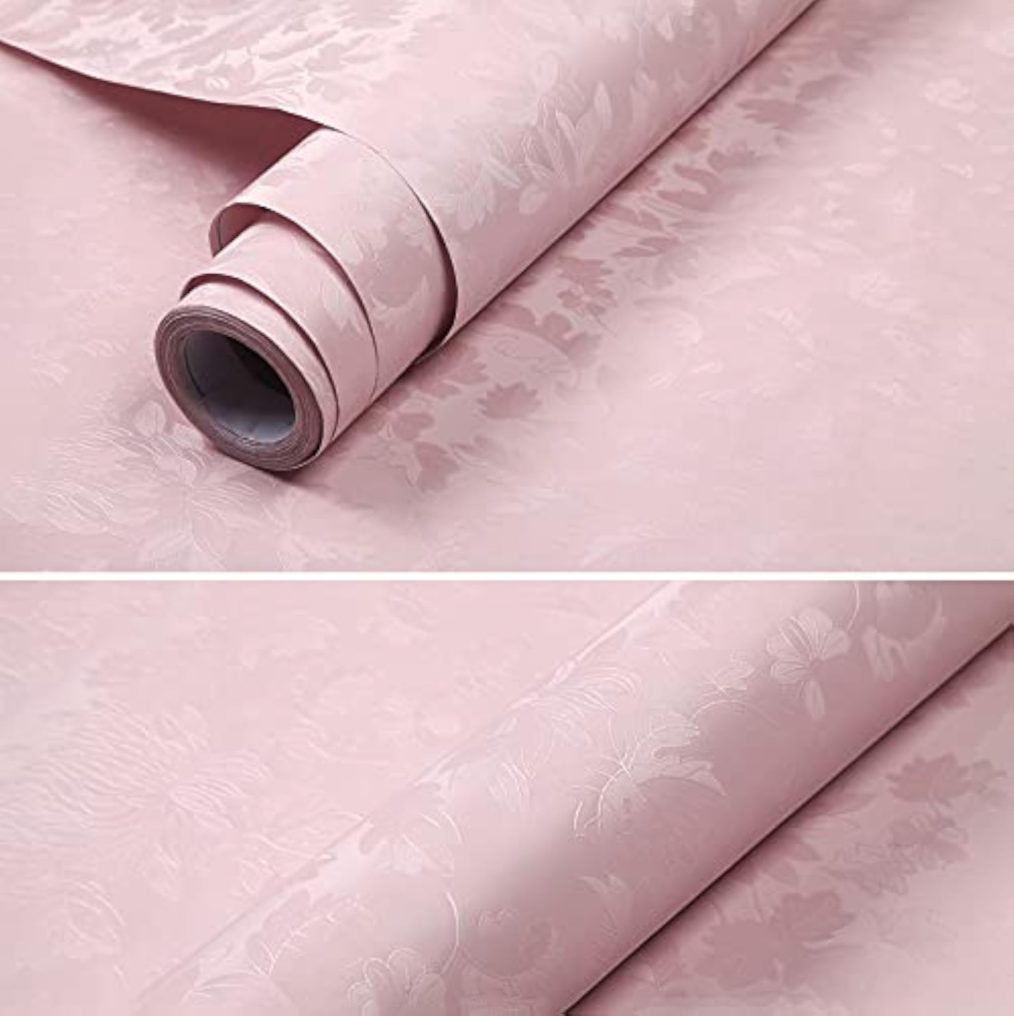 Peony Roses Love Embossed Textured Wallpaper Sticker