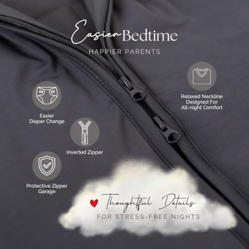 Image of Sleeveless Soft Baby & Toddler Sleeping Sack, Breathable with Adjustable Feet Cuffs & Anti-Slip Grip