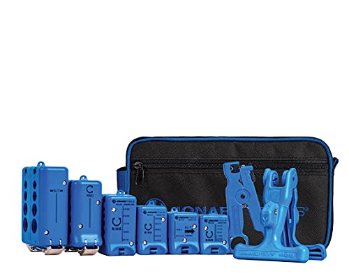 Jonard Tools TK-108 Fiber Optic Mid Span Slit & Ring Tool Kit (1.2 mm-18.2 mm)