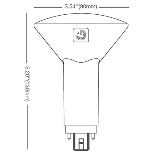 Miniatura 2 de Green Creative 28376 PL V, 3500K (blanco brillante), 9.5W, 1000 lm, DLC