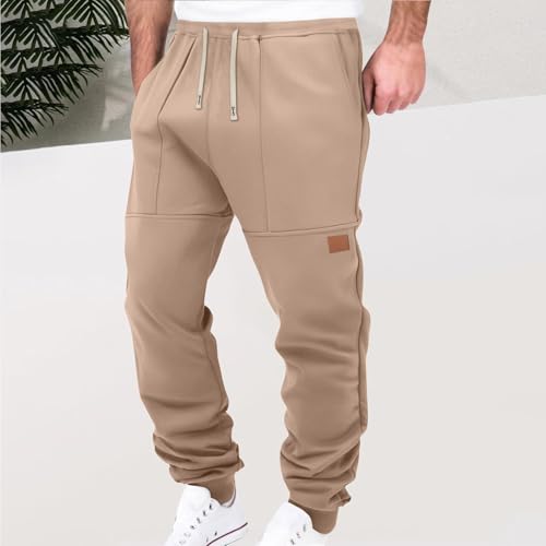 Men Cargo Pant 2025 High Elastic Drawstring Pants Trendy Casual Ankle Cinching Trouser Outdoors Sweatpant with Pocket2