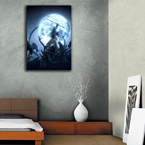 Llk Cute Room Decor Aesthetic Aliens Vs Predator Hot Movie Wall Art Picture Painting Poster Canvas Print Posters Artworks Bedroom Living Room Decor 16X24Inch(40X60Cm) #TOP5