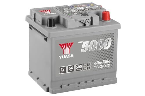 Yuasa YBX5012 12V 54Ah 500CCA SMF Silver Sealed Maintenance Free ...