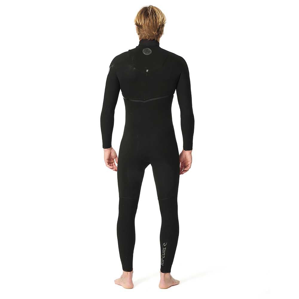 Rip Curl Mens Flashbomb 4/3mm GBS Zip Free Wetsuit 14NMFS - Black Rip Curl Mens Size - MS