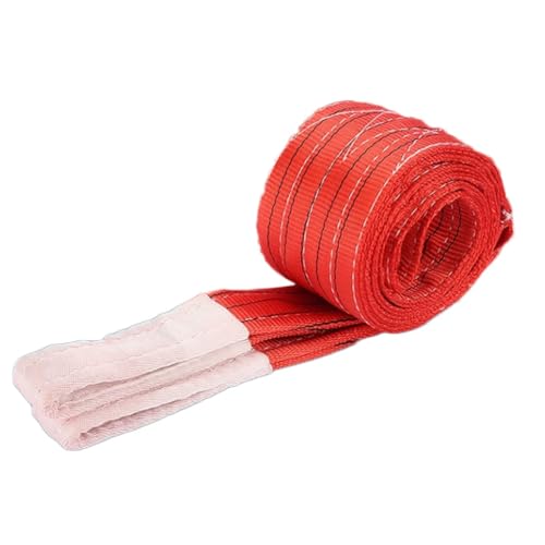 Durable Lifting Belt Industrial Lifting Belt Lifting Belt Colored Flat 3-ton, 5-ton Thickened Crane Rope Lifting Belt Thickening Lifting Rigging Straps (Color : 3T, Size : 4M)