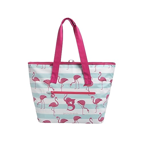 geckobrands 25L Tote Cooler - Waterproof for Extreme Water Sports Holds 34 Cans, 28 Slim Cans, or 16 Bottles