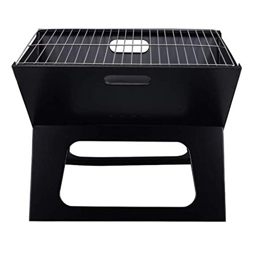 ZXCVB Outdoor Picnic Home Barbecue Garden Party Stainless Steel Portable Outdoor Stove Folding Barbecue Charcoal Barbecue BBQ