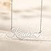 Custom Name Necklace Personalized Sterling Silver Necklaces for Women Customized Name Necklaces Pendant Jewelry Gifts for Women