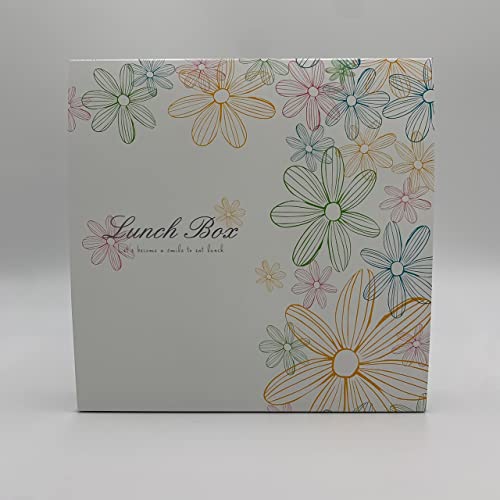 TSR-BOX 80-80 夢彩ごぜんBOX 外箱 フラワー 1ケース(300枚入) ※中仕切別売 使い捨て弁当箱用外箱 一体型 ワンウェイ容器