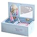 JJSPP Joyero Musical for la joyería Bailarina de Las Muchachas Caja de música Niños Cajas reluciente del Musical Caja de Almacenamiento for los Regalos de la niña