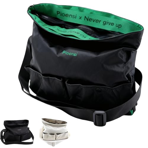 Pioensi®Crossbody Bag for Men Women, Durable Nylon Messenger Bag 44x26x34cm,