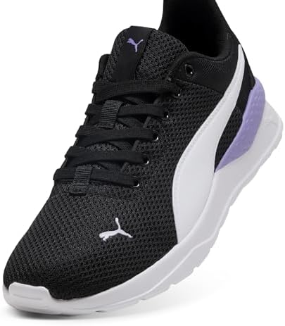 PUMA Erkek Anzarun Lite Spor Ayakkabı, PUMA Black-PUMA White-Lavender Alert, 35.5 EU - Görsel 7