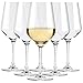 Glasmark KROSNO 1992 Weißweingläser - Transparent - Spülmaschinengeeignet - 6er Set - 470 ml