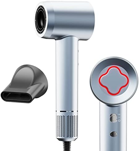 KELOPA® Hair Dryer, Professional Blow Dryer with 110,000 RPM High Speed Brushless Motor for Fast Drying&Low Noise, Negative Ionic, Constant Temperature Control, Magnetic Nozzle&Fliter, for Home Salon