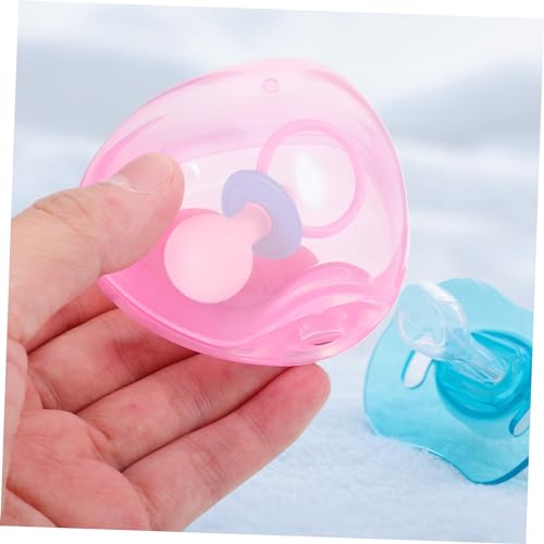 TOYANDONA 4 Szt Pudełko Do Przechowywania Smoczka Przenośne Etui Na Smoczek Dla Dzieci Uchwyt Na Smoczek Pojemnik Na Smoczek Etui Na Smoczek Do Przechowywania Etui Na Smoczek Do Podróży