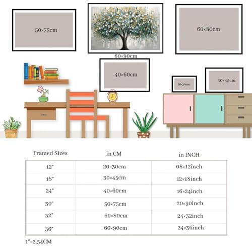 Affiches et impressions Arbre de vie tableau deco grand format - 7