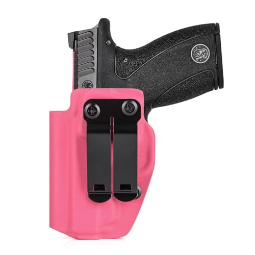 IWB Holster Compatible with Smith and Wesson Bodyguard 2.0 380 Pistol, S&W M&P Concealed Carry for Women fits Pocket Carry, Left Hand, Pink