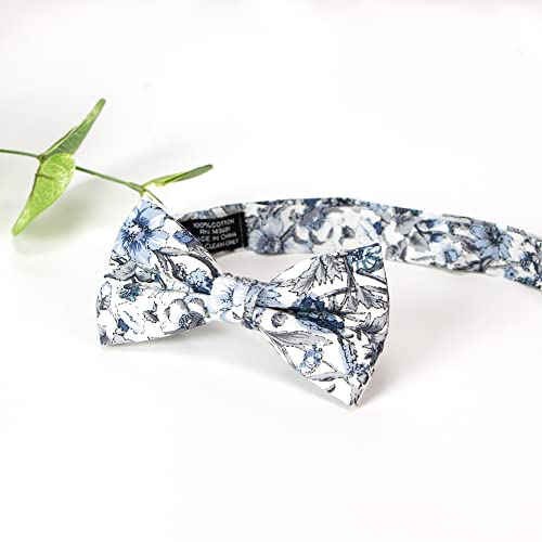 Image of Spring Notion Boys' 4-Piece Floral Suspenders Outfit