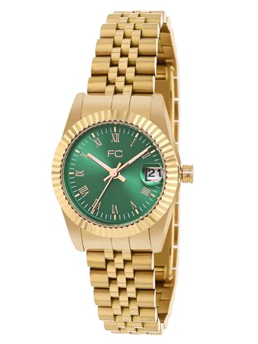 Image of French Connection Alice | Green Round Dial | Roman Numerals | Date Display | Analog Watch for Women - FCN00085H