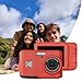 Tedubax Case for KODAK PIXPRO FZ45 Case, Soft Silicone Case for KODAK PIXPRO FZ45 - Anti-Scratch Slim Fit Lightweight Protective Case - Red