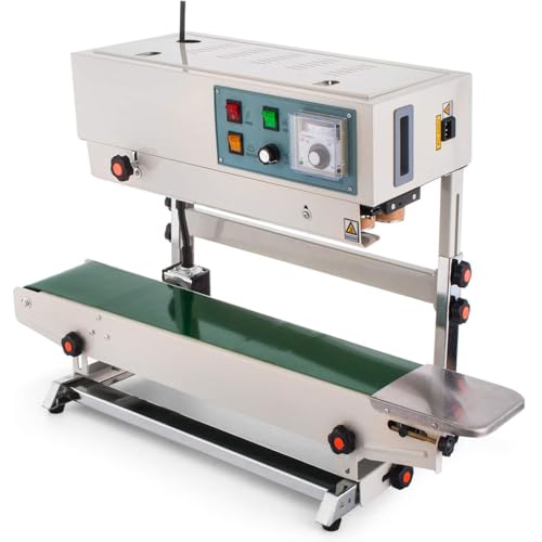Sigillante continuo automatico della banda, sigillatore verticale di controllo della temperatura digitale per l'imballaggio efficiente del film della borsa