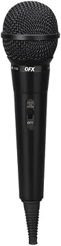 QFX M-106 Unidirectional Dynamic Microphone with 10ft Cable