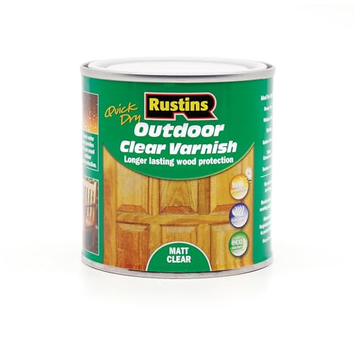 RUSTINS Outdoor Clear Varnish, Matt, 250 ml