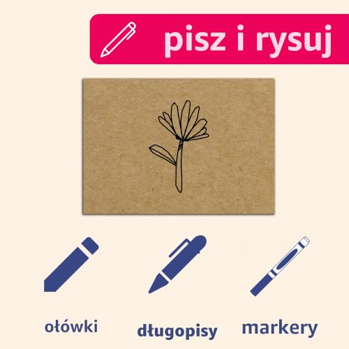 100 Arkuszy, 300 g/m² - Brązowy Papier Karton Kraft Kraftowy Pakowy Karta A4
