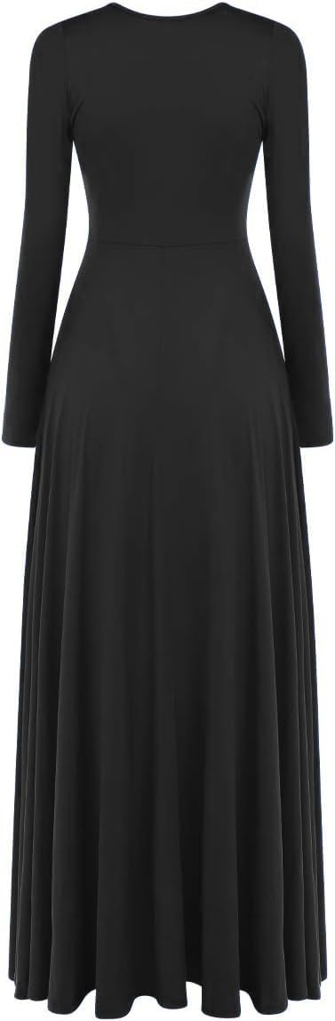 ORIDOOR Women Worship Liturgical Dance Dress Full Length Church Robe Modern Praise Dance Dress Lyrical - Image 5