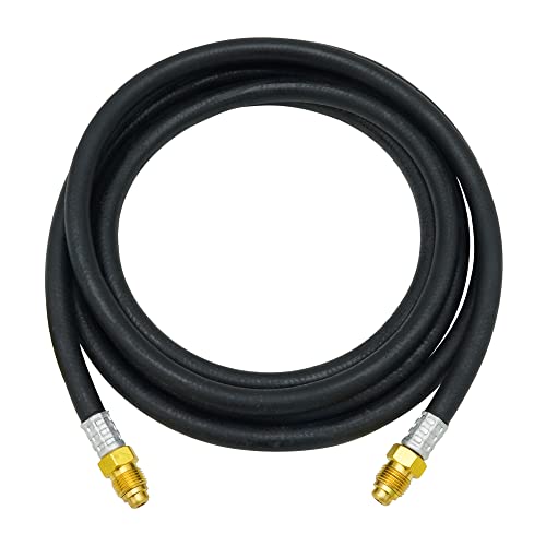 Image of Inert Gas Welding Hose 10FT - Argon Flow Meter Regulator Adapter Hose - Mig Tig, 5 /8 inch UNF-18RH Fittings