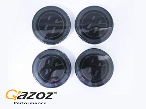 Gazoz Performance Replacement Alloy Black Wheel Hubs Center Caps Fit Scion Fr-S Frs Toyota Gt86 #TOP1