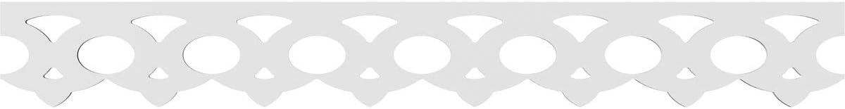 6"H x 5/8"P x 48"L Plymouth Architectural Grade PVC Running Trim