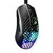 SteelSeries Aerox 3 - Mouse da gioco Holey RGB, design ultraleggero resistente all'acqua - Sensore ottico TrueMove Core da 8.500 DPI - Onyx