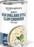Amazon Grocery, Hearty New England Style Clam Chowder Soup, 18.8 Oz