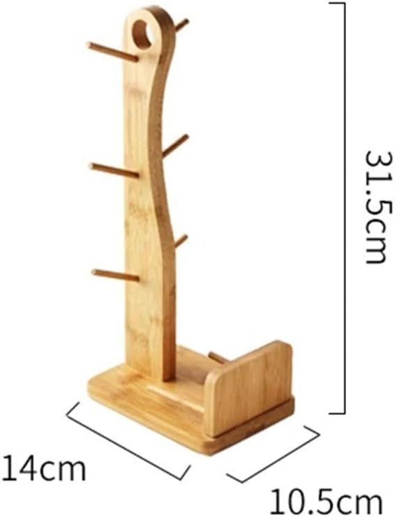 Coffee Tea Cup and Saucer Rack Storage Holder Stand Home Kitchen Mug Hanging Display Drinkware Shelf