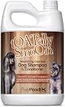 Pretty Pooch Oatmeal Dog Shampoo for Sensitive Skin 2L – Hydrates, Sooths & Shines - pH Balanced & Made from Natural Ingredients - Cruelty Free & Vegan - Coconut Fragrance