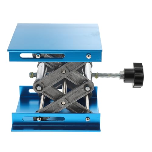 Plataforma elevadora de aluminio Levemolo compacta para mesa de laboratorio