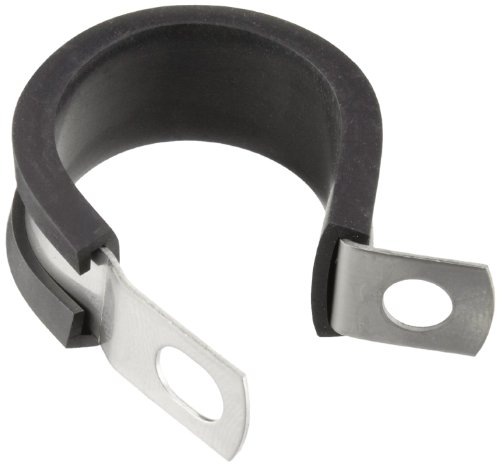 KMC Stampings COL0809AL Aluminum Loop Hose Clamp, EPDM Liner, 1/2